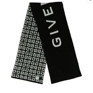 GIVENCHY Double Face 4g Logo Scarf Scarf Multicolored Wool, Cashmere
